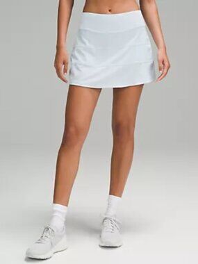 LULULEMON Pace Rival Mid-Rise Skirt *Long Powder Blue Size 10